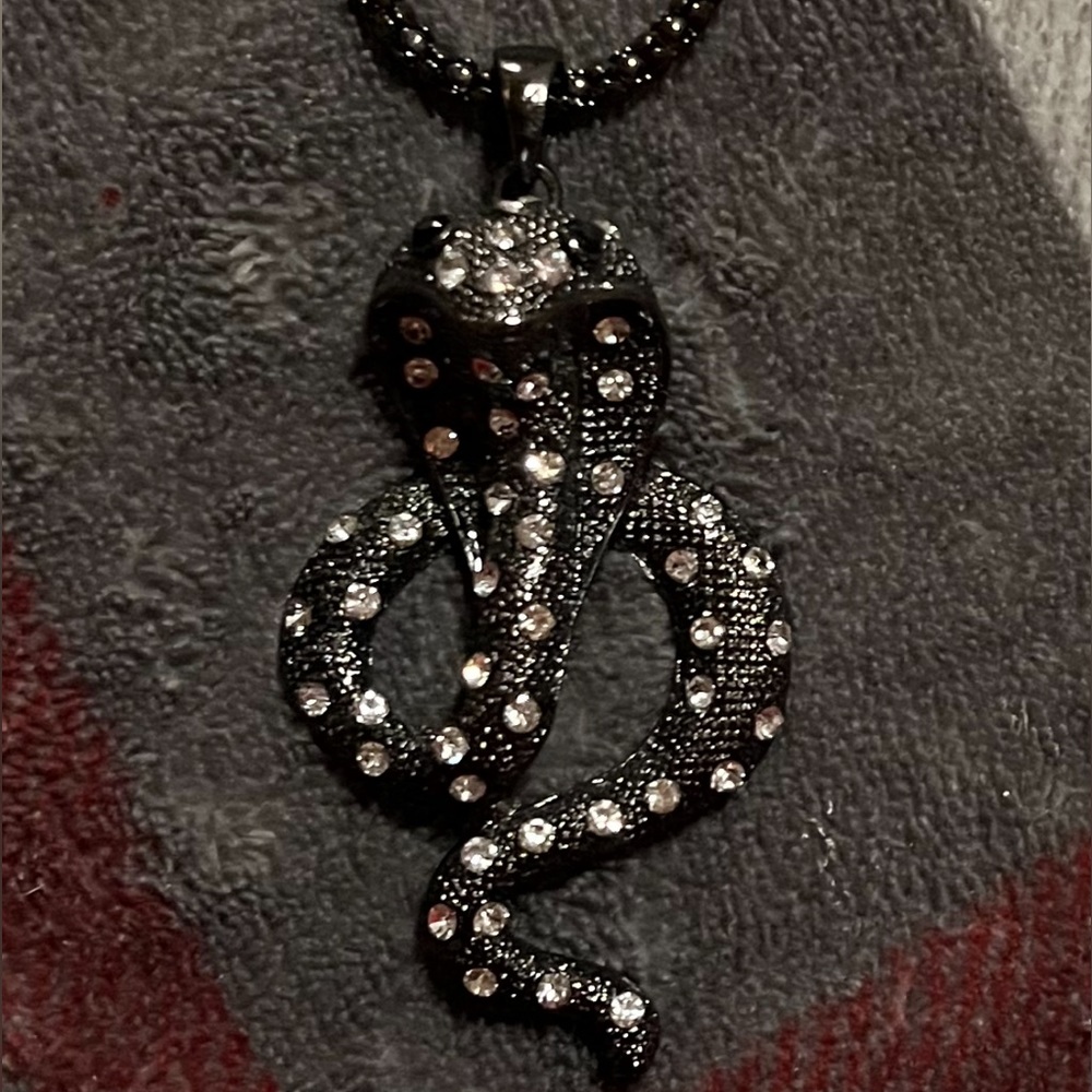 Serpent on Neck Chain